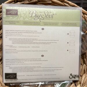 Stampin’ Up! Big Shot gift card envelopes & trims thinkers dies